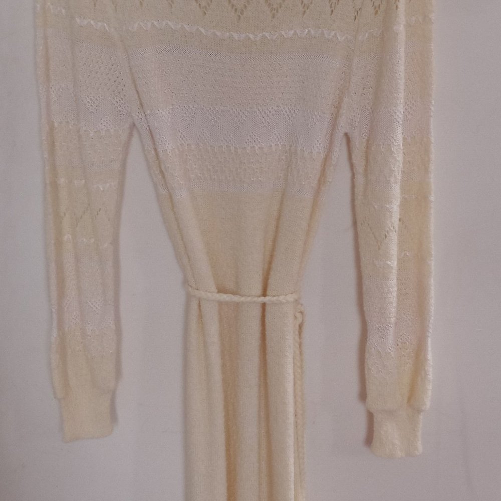 long vintage knit dress